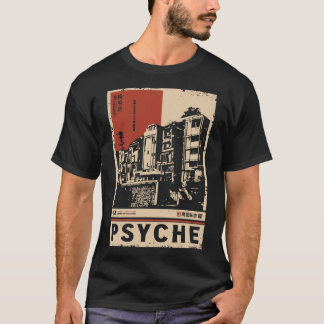 PSYCHE Japanisch Inspiriert Städtedenken T-Shirt