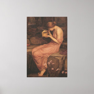 Psyche Opening the Golden Box by J W Waterhouse Leinwanddruck