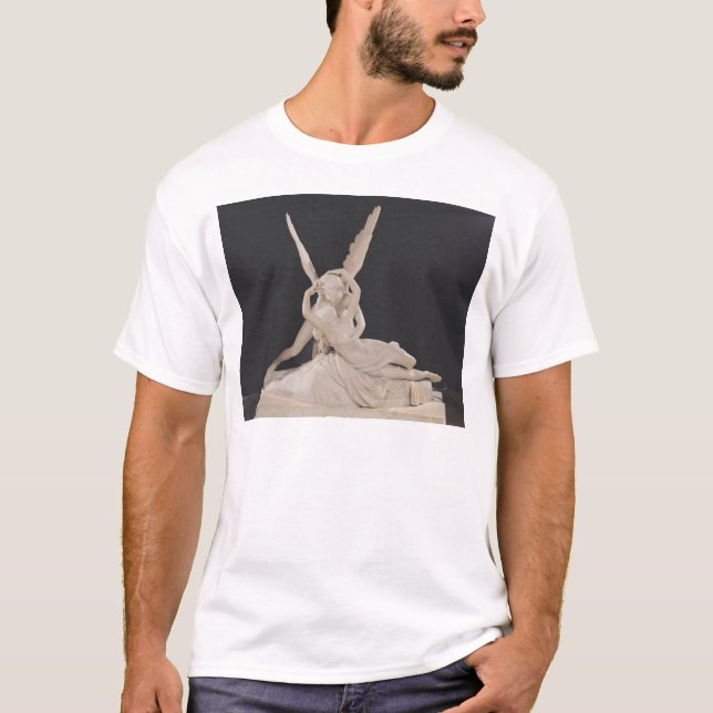 Psyche wieder belebt durch den Kuss von Amor T-Shirt (Vorderseite)