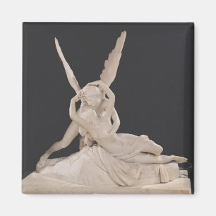 Psyche wiederbelebt durch den Kuss von Cupid 1787- Magnet