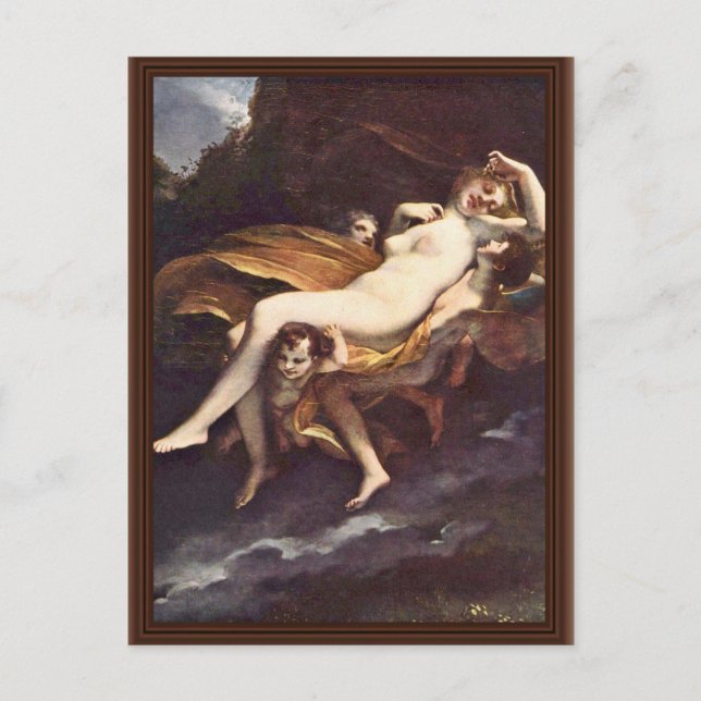 Psyche wird von den Winden, von Prud'Hon Pie entfü Postkarte (Vorderseite)