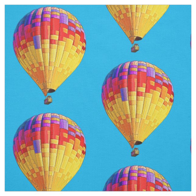 Psychedelic Abstrakt Flying Hot Air Ballon Stoff (Muster)