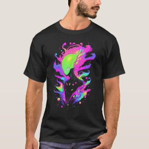 Psychedelic Alien Party Rave Extraterrestrial UFO T-Shirt