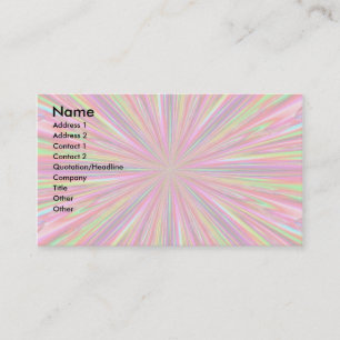 PSYCHEDELIC ART FUN BUSINESS CARD VISITENKARTE