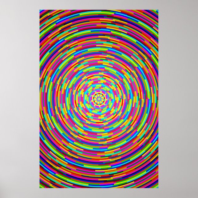 Psychedelic Bars Poster (Vorne)