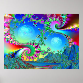 Psychedelic Bay - Poster