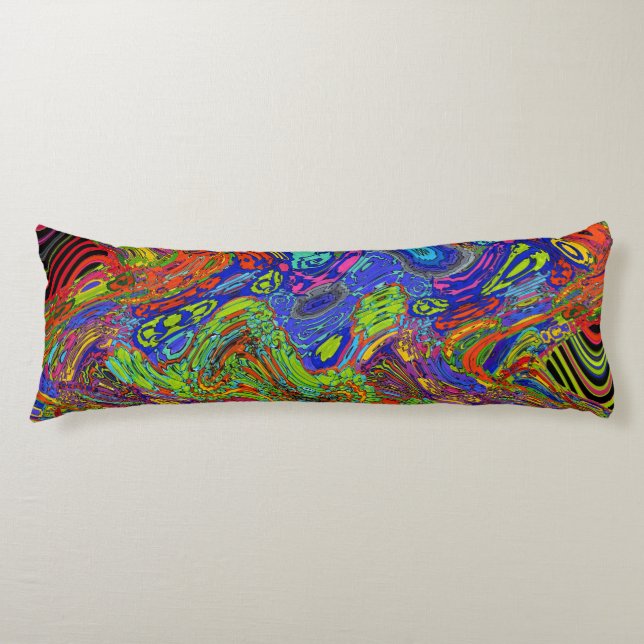 Psychedelic Body Pillow Seitenschläferkissen (Vorderseite)