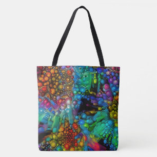 Psychedelic Bubble Burst Abstrakt Daisies