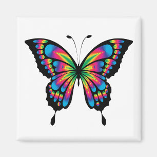 Psychedelic Butterfly Magnet