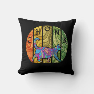 Psychedelic Cat - Trippy Feline Art Kissen