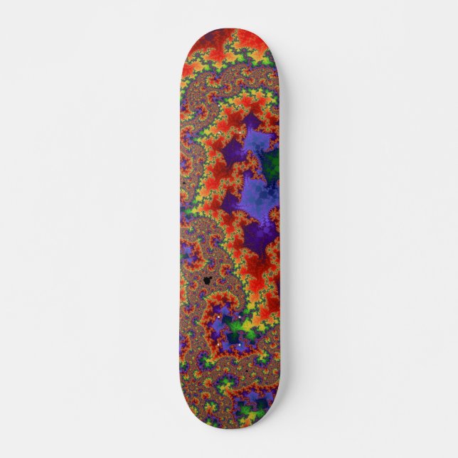 Psychedelic Chaos Skateboard (Vorne)