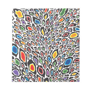 Psychedelic Cheetah Notizblock