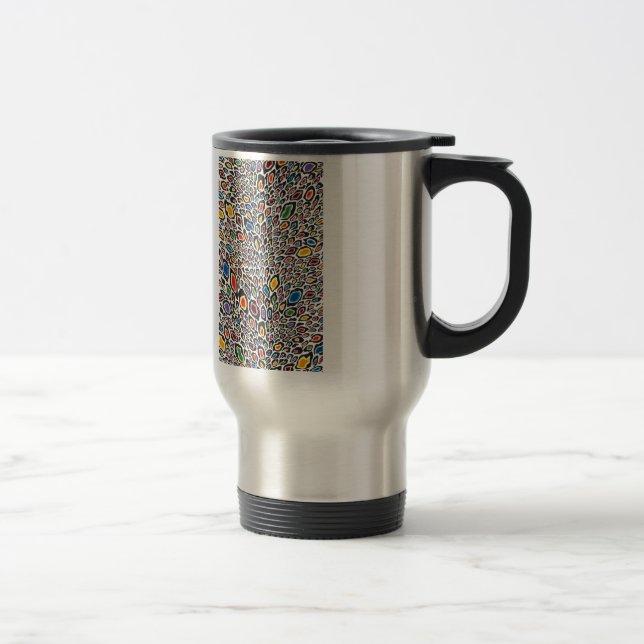 Psychedelic Cheetah Reisebecher (Rechts)