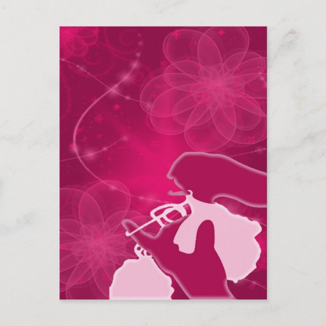 Psychedelic Crochet Postkarte (Vorderseite)