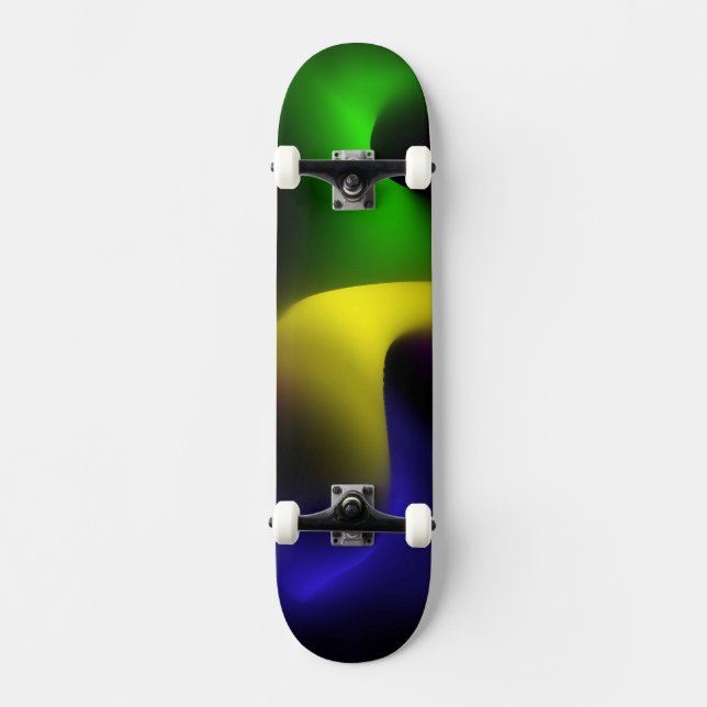 Psychedelic Dark Wave Skateboard (Vorderseite)