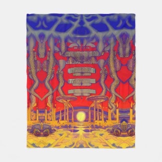 Psychedelic Dreamland Fleecedecke