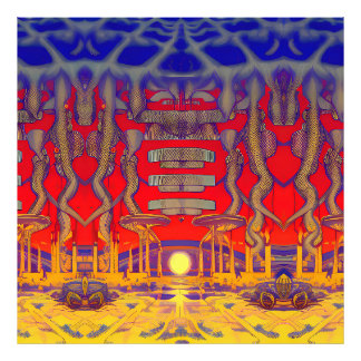Psychedelic Dreamland Fotodruck
