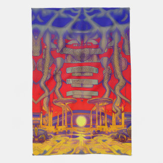 Psychedelic Dreamland Geschirrtuch