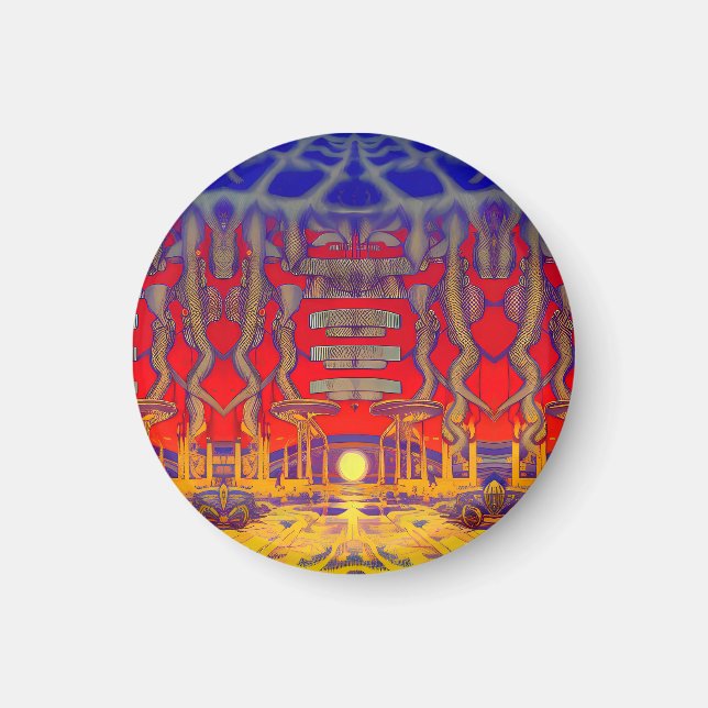 Psychedelic Dreamland Magnet (Vorne)