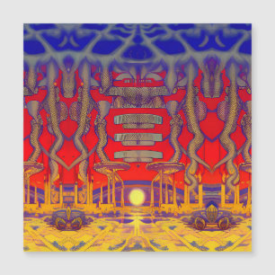 Psychedelic Dreamland Magnetkarte