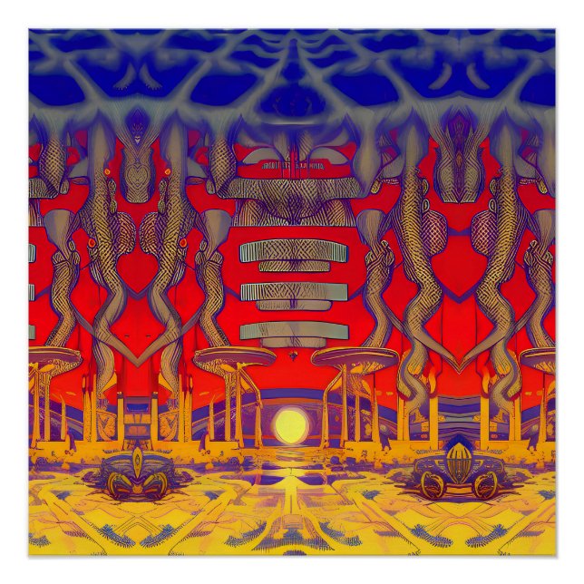 Psychedelic Dreamland Poster (Vorderseite)