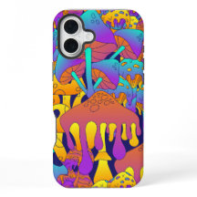 Psychedelic Drippy Mushroom iPhone / iPad Gehäuse