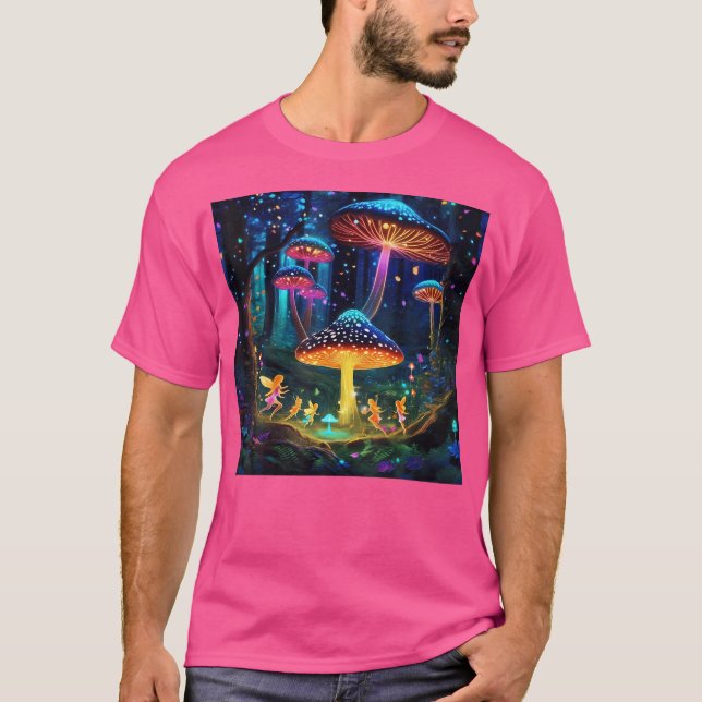 Psychedelic Edm Music Festival Camp Hippie Graph T-Shirt (Vorderseite)