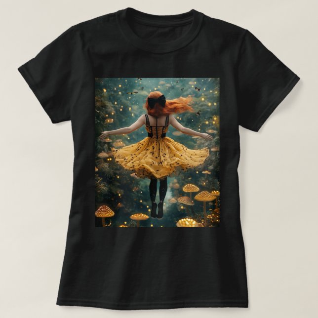 Psychedelic Fantasy Magic Art T-Shirt (Design vorne)