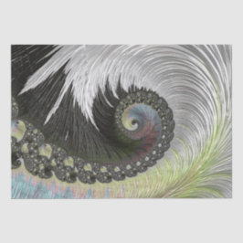 Psychedelic Fantasy Spiral Tissue Seidenpapier