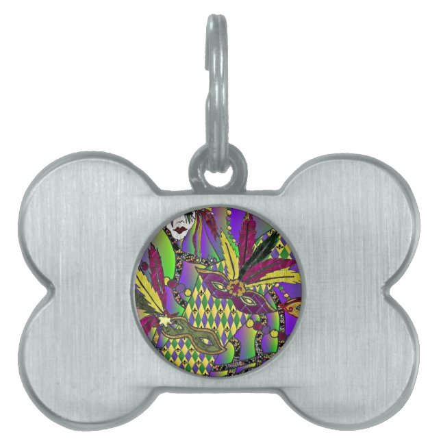 Psychedelic Feather Masks Fettdienstag Tiermarke (Vorderseite)