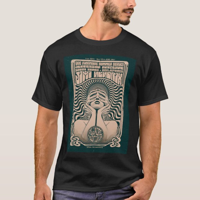 Psychedelic Fillmore Auditorium T-Shirt (Vorderseite)