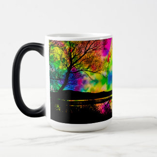 Psychedelic Forest Magic Coffee Tasse