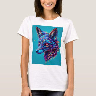 Psychedelic Fox Head T-Shirt