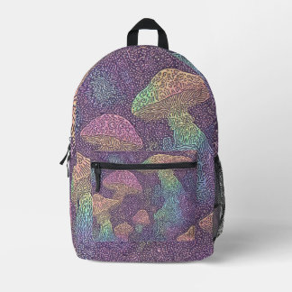 Psychedelic Fungi Galaxy - Rucksack