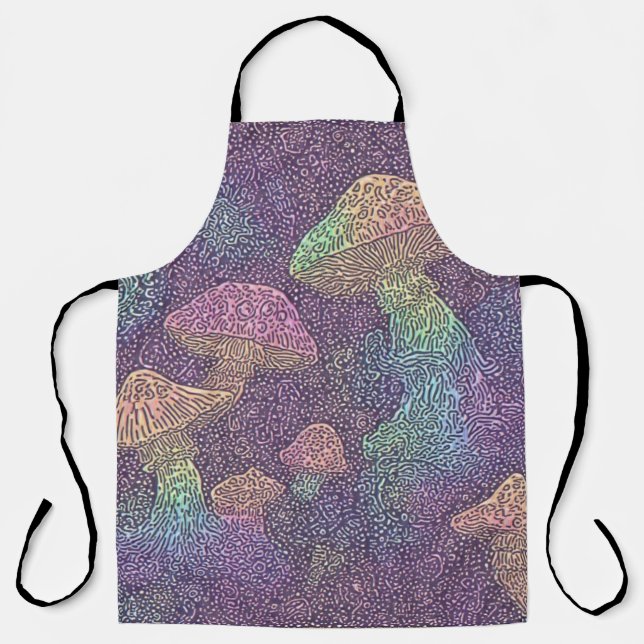 Psychedelic Fungi Galaxy - Schürze (Vorderseite)
