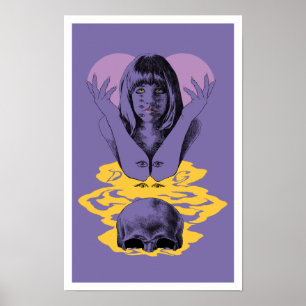 Psychedelic Garage Rock Poster_Death Valley Girls Poster