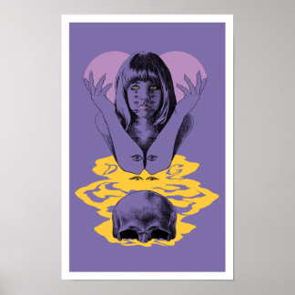 Psychedelic Garage Rock Poster_Death Valley Girls Poster