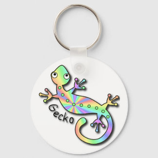 Psychedelic Gecko Schlüsselanhänger