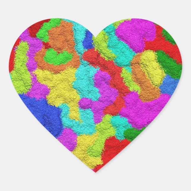 Psychedelic Glitzer Pattern Aufkleber (Vorderseite)