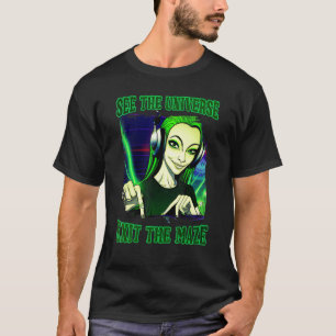 Psychedelic Goa Om Psy Trance Dunkelpsy Rave T-Shirt