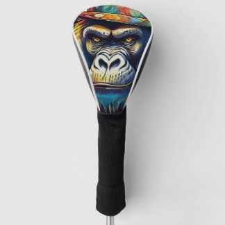Psychedelic Gorilla Golf Headcover