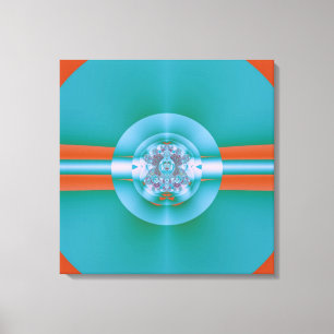 Psychedelic Green Leinwanddruck