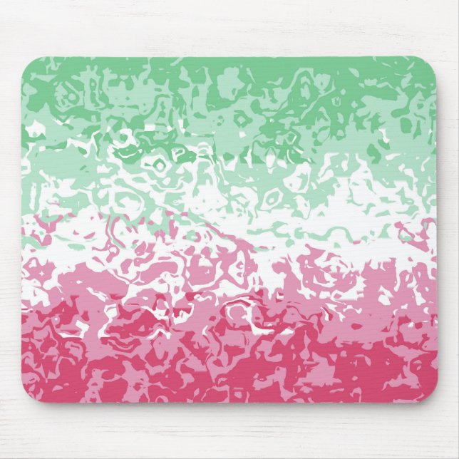 Psychedelic Groovy Abstrakt Abrosexual Pride Flag Mousepad (Vorne)