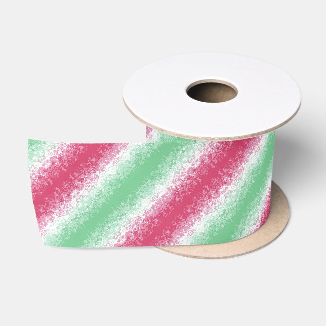 Psychedelic Groovy Abstrakt Abrosexual Pride Flag Satinband (Spule)