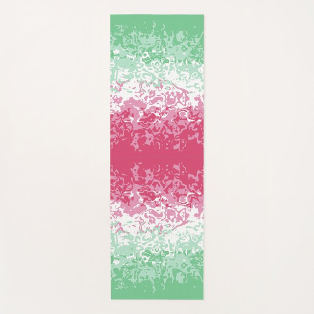 Psychedelic Groovy Abstrakt Abrosexual Pride Flag Yogamatte (Vorderseite)