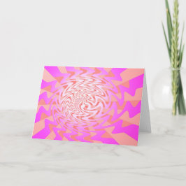 Psychedelic Gruß Karte