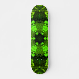 Psychedelic Hippie Green Skateboard