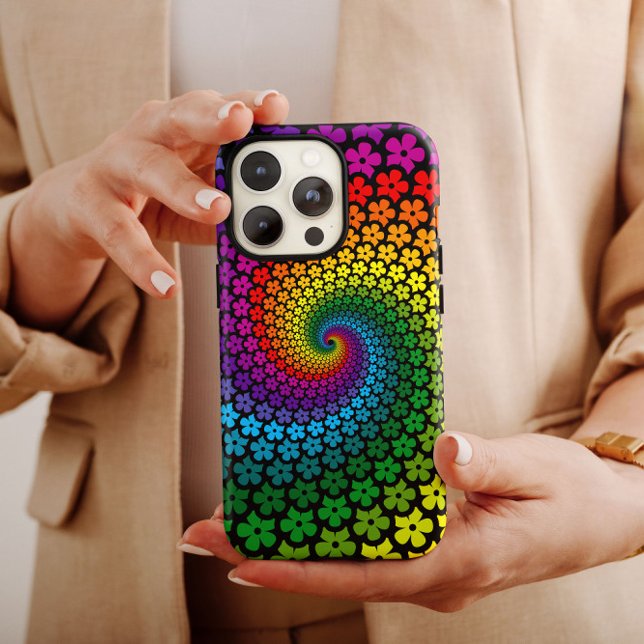 Psychedelic Hippie iPhone 14 Case-Mate Hülle (Von Creator hochgeladen)