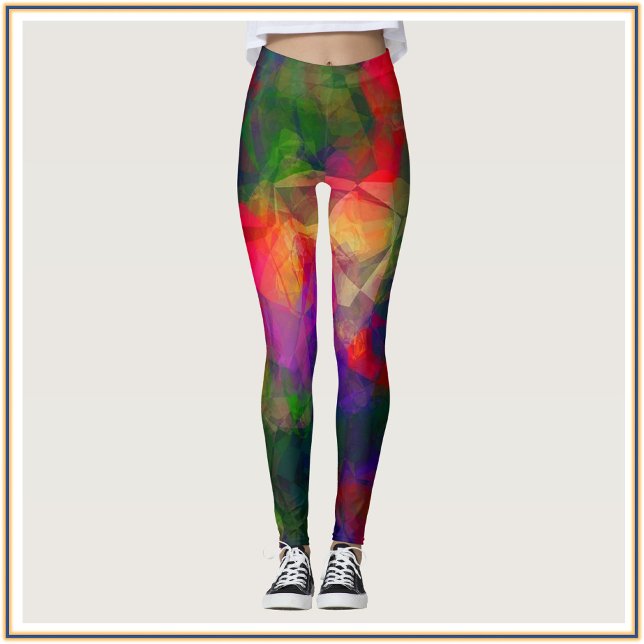 Psychedelic Hippie Pattern Leggings (Von Creator hochgeladen)