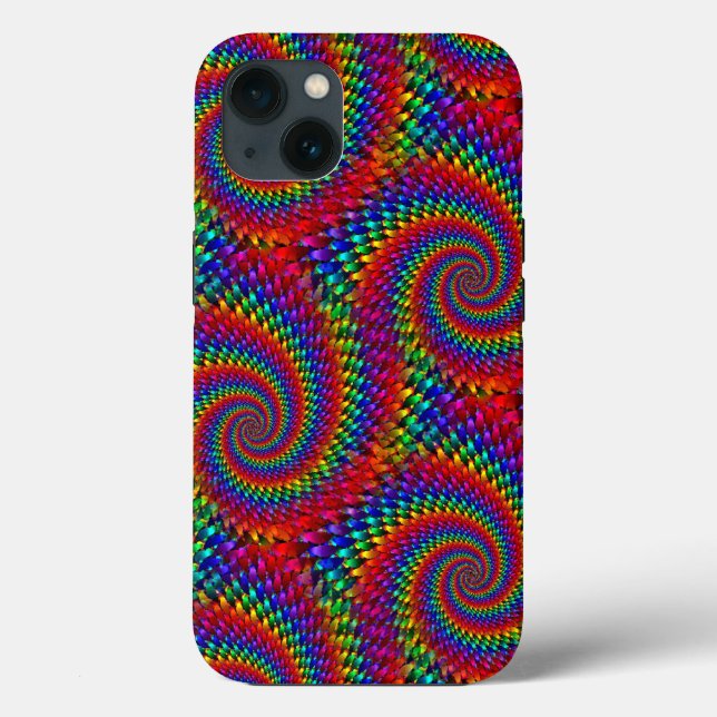 Psychedelic Hippie Weave Case-Mate iPhone Case (Rückseite)